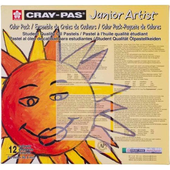 Thumbnail - Bruynzeel, Künstlerfarbe + Bastelfarbe, Sakura Cray-Pas Junior Artist Oil Pastels Box 36 x 12St.