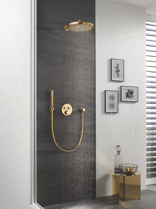 Actual product image Grohe Overhead shower set Rainshower Cosmopolitan 310 26066GL0 31 cm incl. shower arm 38 cm cool (9 l/min)