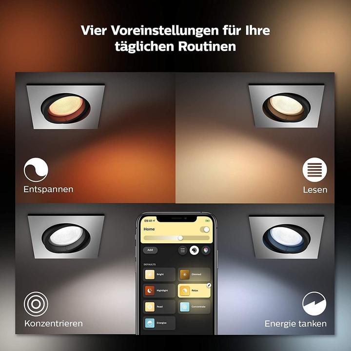 Produktbild Philips Hue White & Color Ambiance Centura (400 lm, GU10)