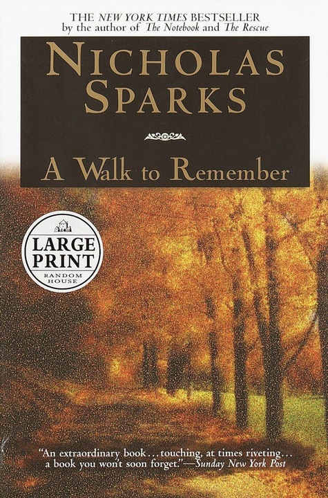 Actual product image A Walk to Remember (Nicholas Sparks, English)
