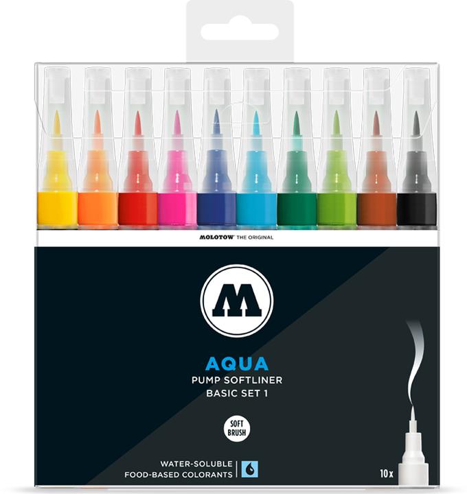 Produktbild Molotow Aqua Pump Softliner Basic-Set 1 12 pcs. (1x)