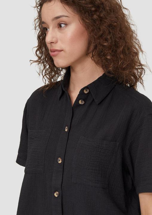 Produktbild s.Oliver Bluse Oversized-Hemdbluse aus Musselin (42)