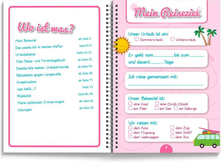 Produktbild Urlaubs- und Ferientagebuch (Deutsch, Familia Verlag, 2018)