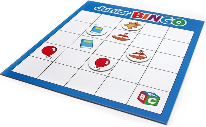 Actual product image Tactic Junior bingo (Danish, Dutch, English, Estonian, Finnish, French, German, Lithuanian, Norwegian, Swedish, Ukrainian, 2 - 6 Players)