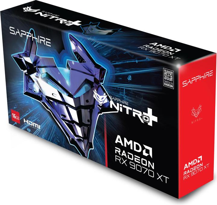Image du produit Sapphire Nitro+ Radeon RX 9070 XT (16 Go)