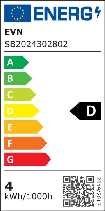 Energielabel EVN-Lichttechnik LED-strip (Wit, 500 cm, Interieur)