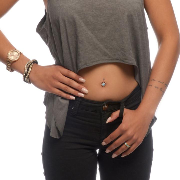 Immagine prodotto Bijouteria Piercing ventre (Acciaio chirurgico 316L, Gioiello, Argento 925)