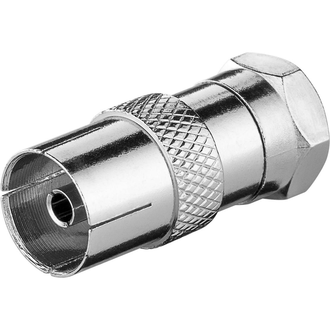 Goobay Antennenadapter (Stecker und Verbinder), SAT Zubehör, Silber