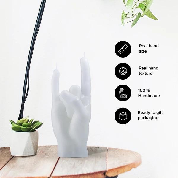 Actual product image Candle Hand You Rock (1 pcs.)