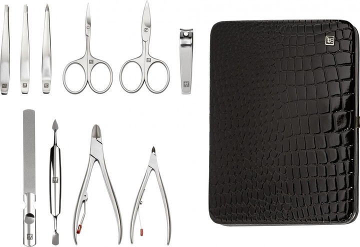 Immagine prodotto Zwilling Set per la cura delle unghie, 10 pezzi, nero