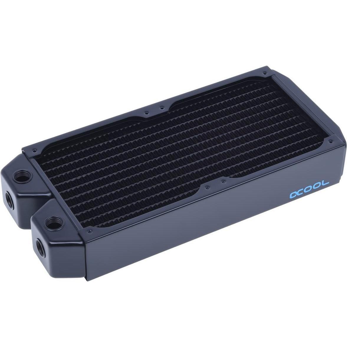 Alphacool NexXxoS XT45 Full Copper 240mm (120 mm), Wasserkühlung Radiator, Schwarz