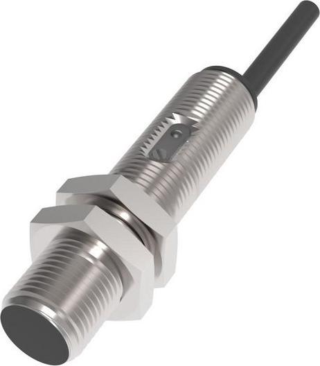 Actual product image RS PRO Cylindrical Optical sensor, through-beam, range 5 m, PNP, NO output, connector