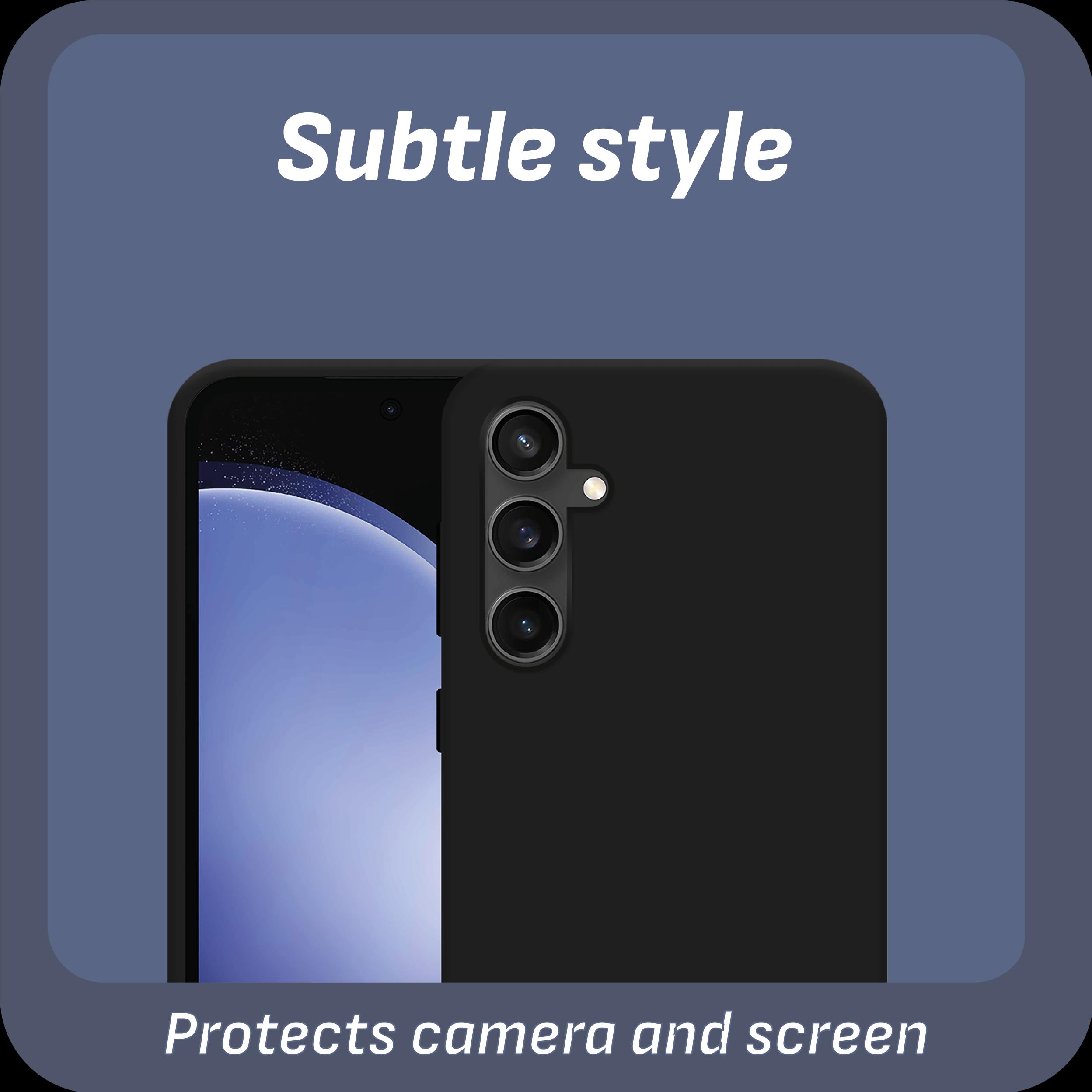 Cazy Silikon Hülle Kompatibel mit Samsung Galaxy S23 FE - Soft TPU Schutz - (Samsung Galaxy S23 FE), Smartphone Hülle, S...