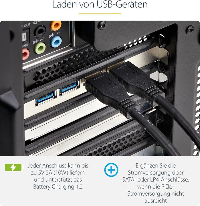 Actual product image StarTech 4-PORT USB-A PCIE CARD 5GBPS