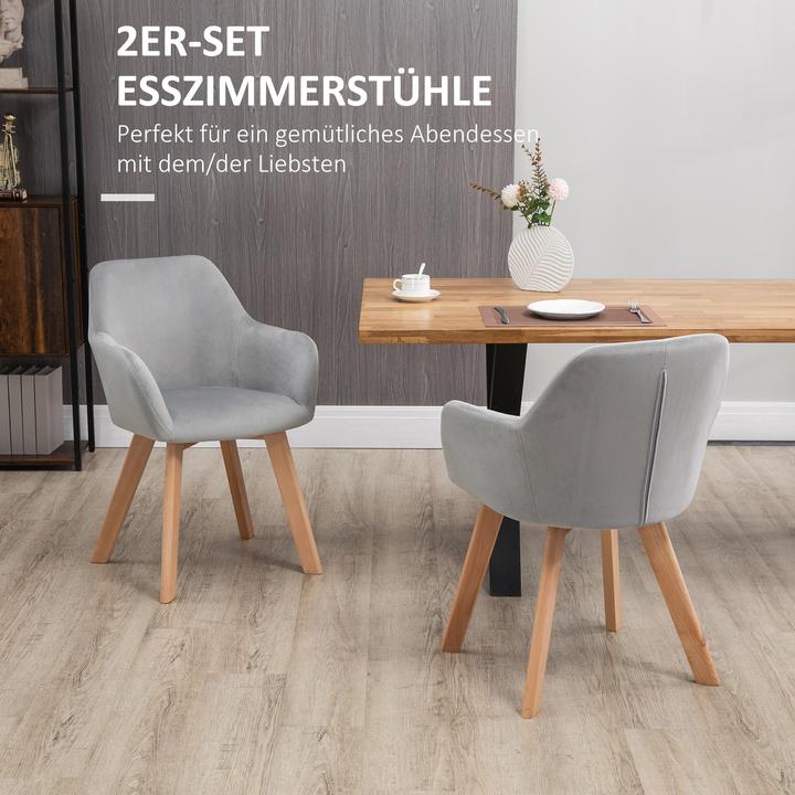 Image du produit Homcom Chaise de salle à manger