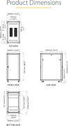 Image du produit StarTech 25U 36IN SERVER RACK CABINET (25 HE, Rack 19 pouces)