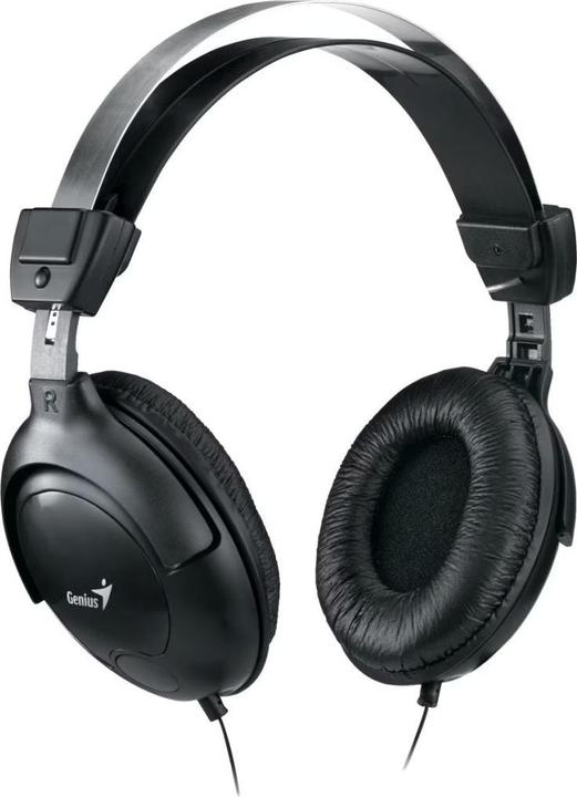 Actual product image Genius HS-505X Headset Wired Head-band Calls/Music Black (Cable)