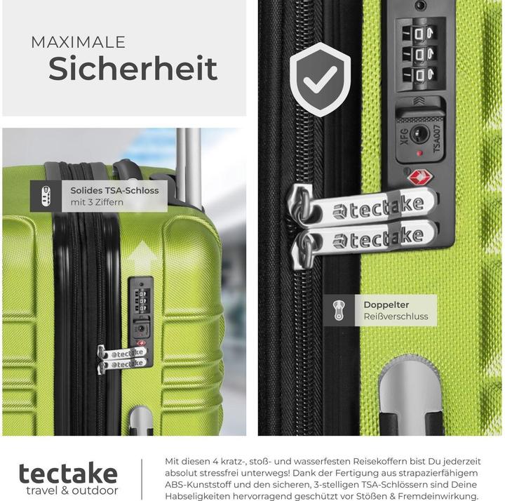 Produktbild tectake Hartschalenkofferset (106 l)