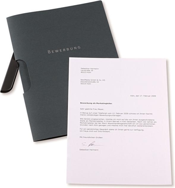 Produktbild Oxford clip-fix" Bewerbungsmappe (A4, 1x)