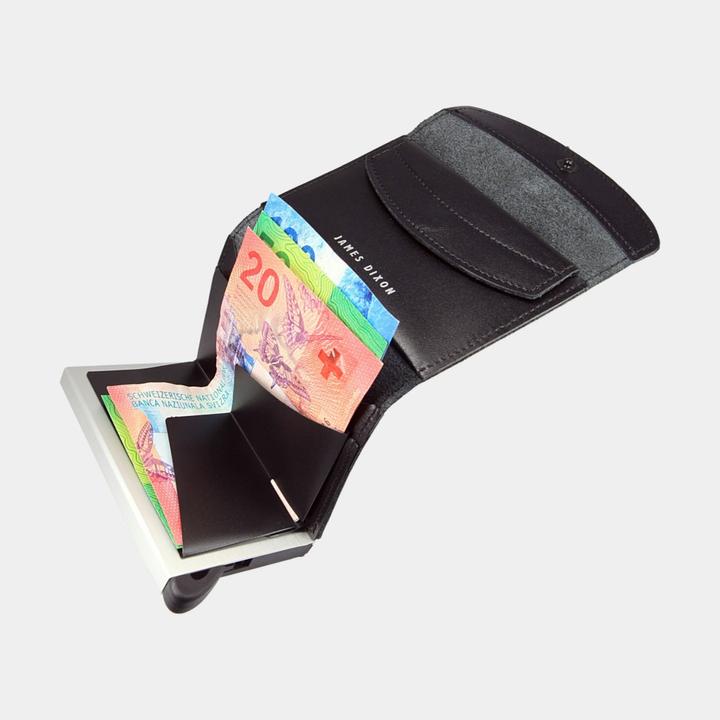 Actual product image James Dixon Grande One - Black/Silver Switzerland - Coin pocket