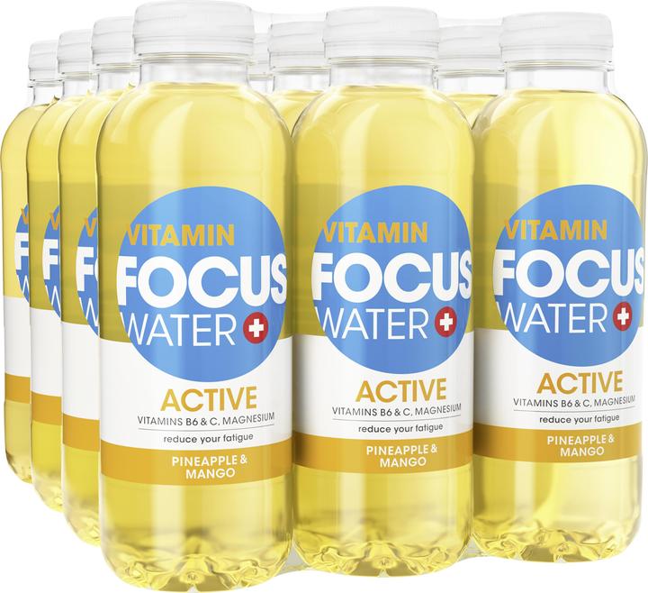 Actual product image Focuswater Active (Mango, 12 x)