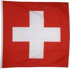 Hauser Grosse Schweizerfahne 150x150 cm - Dekorationsfahne