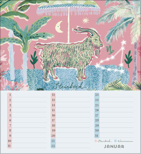 Produktbild Geburtstagskalender Sternzeichen