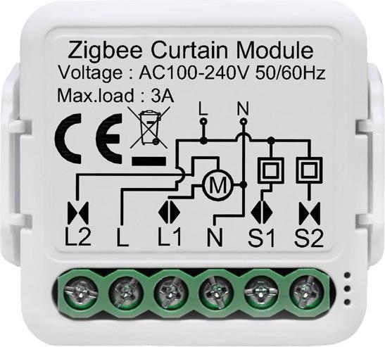 Actual product image Netplus Smart Shutter Switch Module 1-channel Zigbee (Shutter actuator)