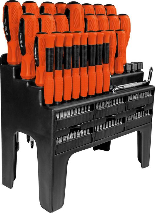 Actual product image Mannesmann 100-piece screwdriver set