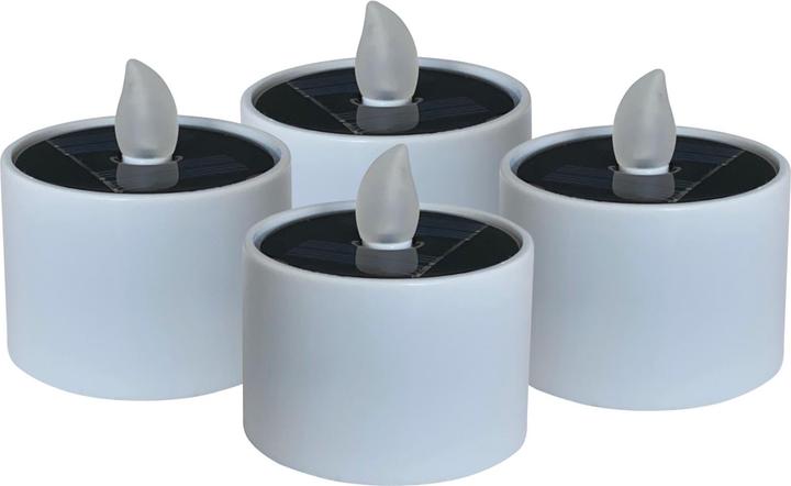 Produktbild RealPower LED- Solar Teelicht STL-4, 4 Stück (4x)