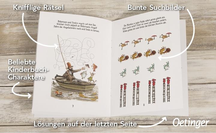 Immagine prodotto Puzzle di Pettersson e Findus nel libro (100 pezzi)