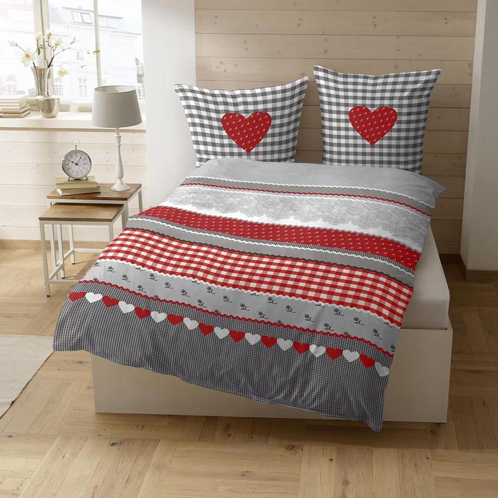 Produktbild Traumschlaf Herz (Duvetbezug, 155x220 cm + 80x80 cm)