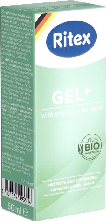 Produktbild Ritex «GEL+» 50 ml Gleitgel mit Bio Aloe Vera, pH-neutral, latexkondomsicher (50 ml)