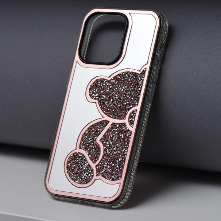 Produktbild OEM Back panel cover TEDDY BEAR Case for IPHONE 12 MINI pink (Apple iPhone 12 mini)