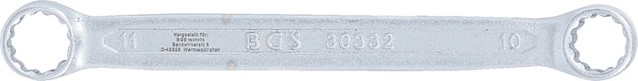 Produktbild BGS Doppel-Ringschlüssel extra flach SW 10 x 11 mm (10 mm, 11 mm)