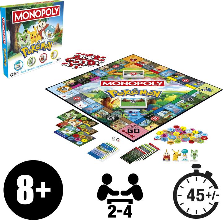 Produktbild Hasbro Pokémon Brettspiel Monopoly *Englische Version* (Englisch)