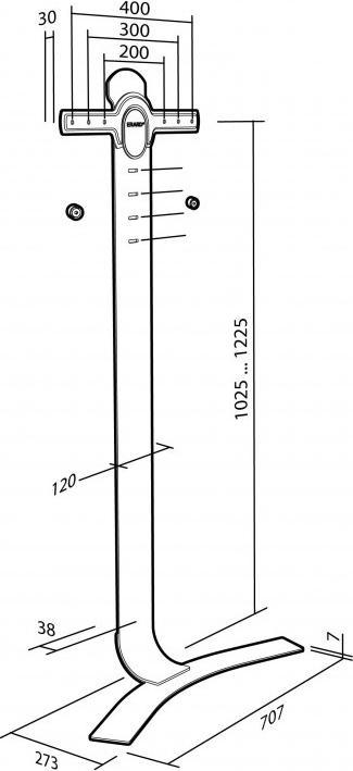 Produktbild Erard Standit 400 (30 kg, 30" - 65")