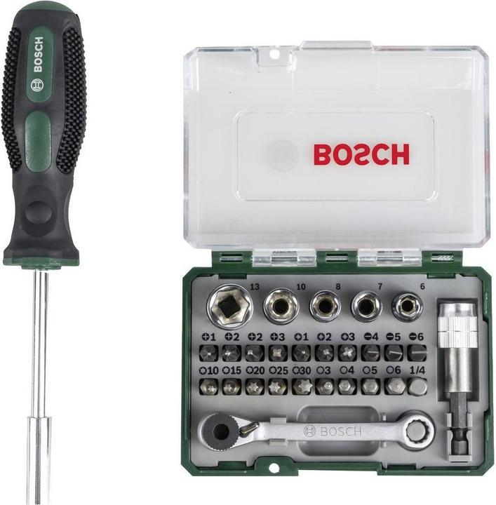 Produktbild Bosch Zubehör Bit-Set (5/16", 1/2", 1/4", 3/4", 3/8", 2/3/4/5/6/7/8 mm, T20/25 mm, Torq-Set 7/8", 10/15" Schaft)
