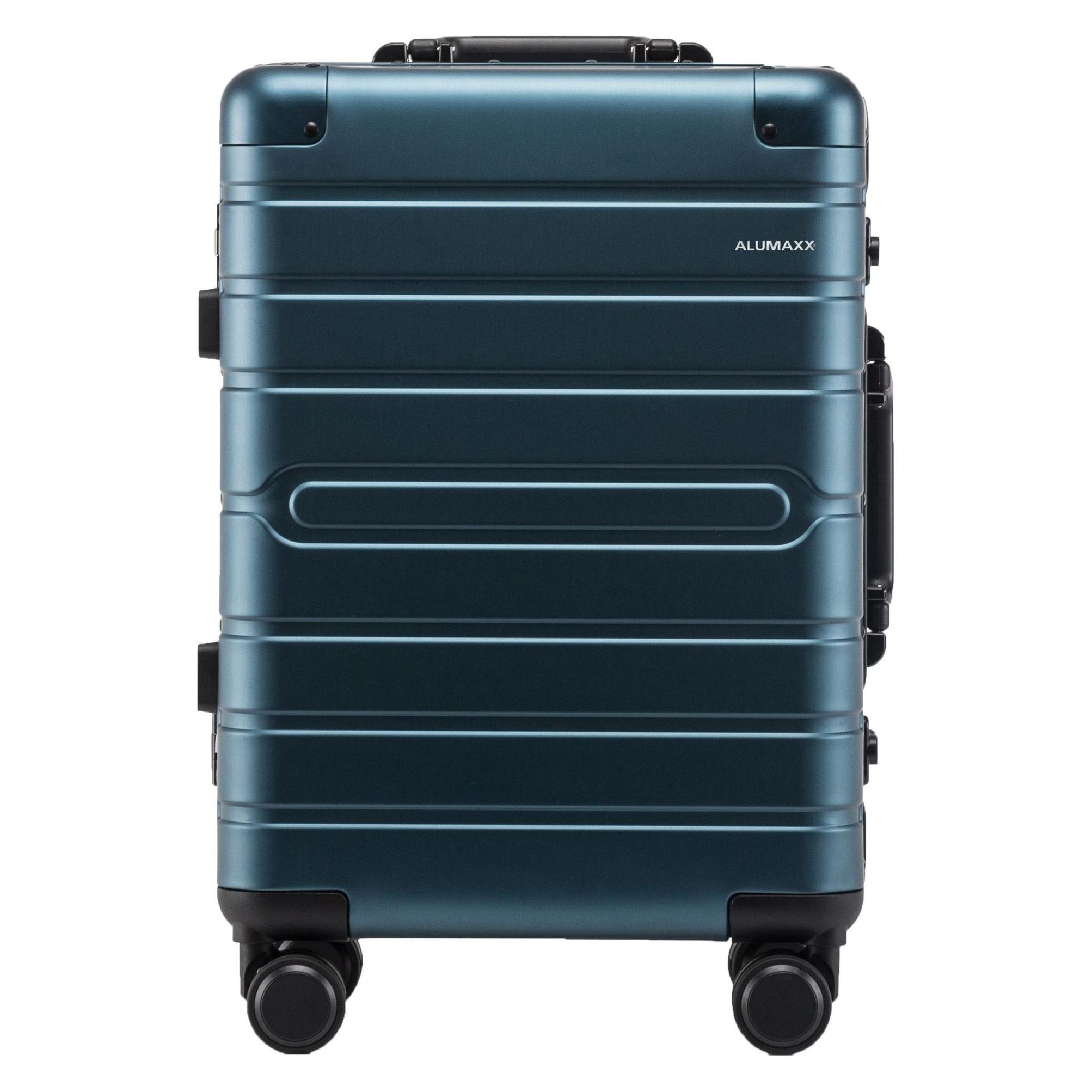 Alumaxx, Koffer, Reisetrolley, Mit Vollalukoffer, Blau, Blau, (37 l)