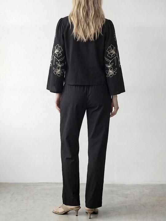 Immagine prodotto Vila Weite bestickte Hose (34)