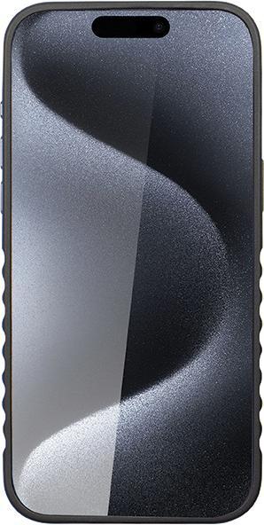 Actual product image Audi Genuine Leather MagSafe iPhone 15 Pro Max 6.7" czarno-czerwony/black-red hardcase AU-TPUPCMIP15 (Apple iPhone 15 Pro Max)