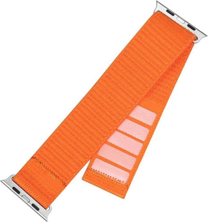 Actual product image Fixed Apple Watch Ultra 49 mm Nylon strap, orange