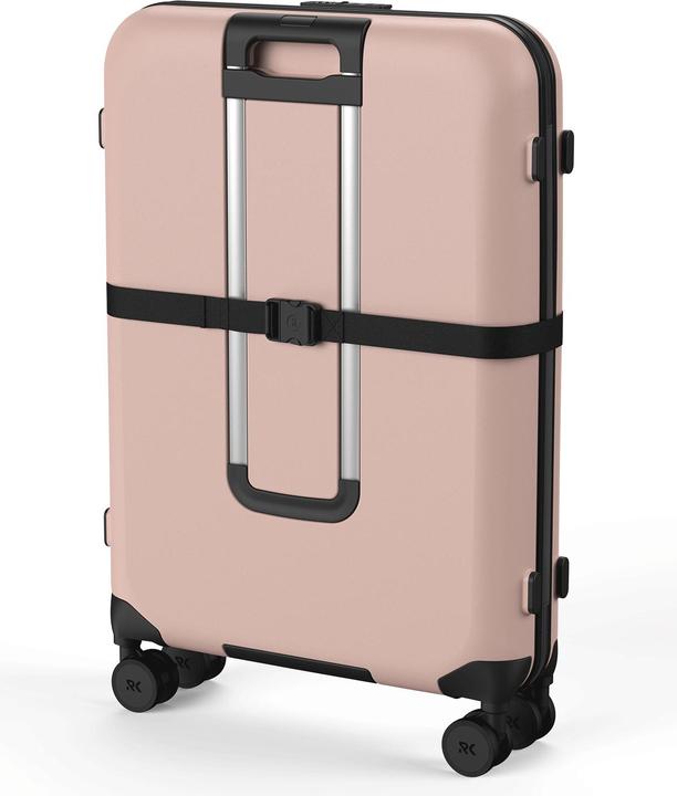 Actual product image Rollink Harde suitcase / trolley / travel case - Vega 360 - 76 cm - Rose (105 l, L (90 - 115l))