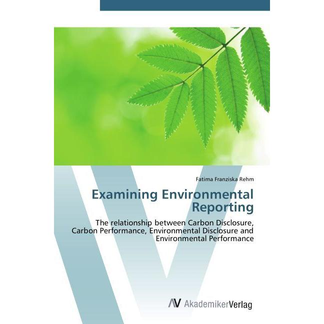 Examining Environmental Reporting, Fachbücher