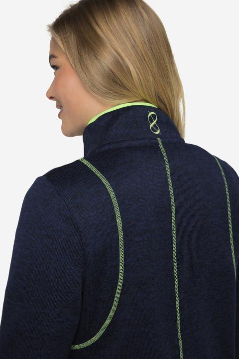 Produktbild Laurasøn Fleecejacke, Kapuze, Schmucknähte, OEKO-TEX (M)