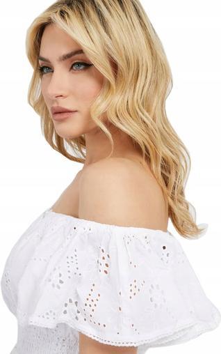 Produktbild Guess Damen Top Spanish Sl Peggy Rüschen-T-Shirt (S)