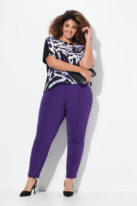 Immagine prodotto Ulla Popken Maglia con design batik, scollo a tunica e mezze maniche (42, 44)