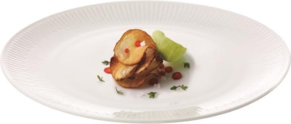 Produktbild Aida Relief - Set of 4 - White lunch plate - 22 cm (35186) (4 x, 22 cm)