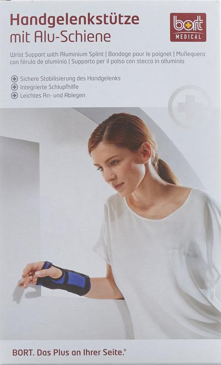 Actual product image Bort Medical Handgelenkst Schiene rechts L - 21cm hautf (L)