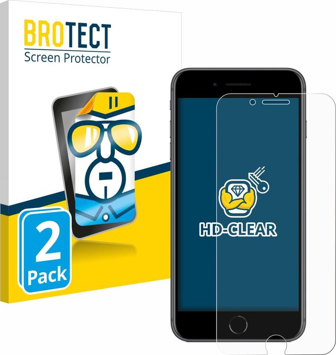 Image du produit BROTECT Protection Clair (2 pcs, Apple iPhone 8 Plus)